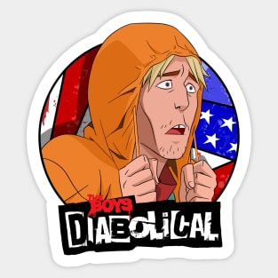 the boys diabolical Sticker